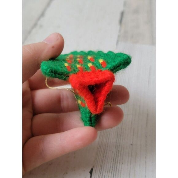 Crochet Xmas tree angel topper ornament Xmas decor - Picture 4 of 4